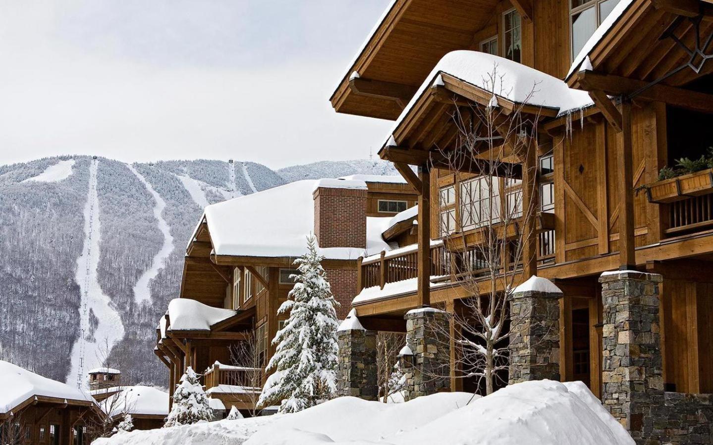 Ski In Ski Out 4 Bedroom Spruce Peak Lodge Luxury Mountain Cabin Stowe Εξωτερικό φωτογραφία